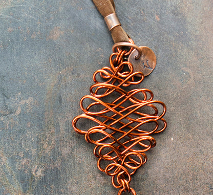 Collar Cobre / Cuero