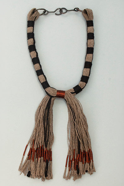 Collar Cobre / Lino