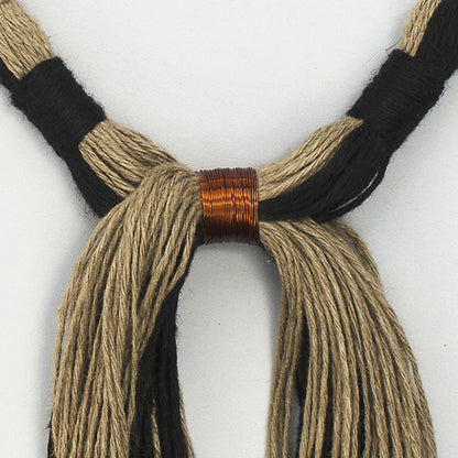 Collar Cobre / Lino