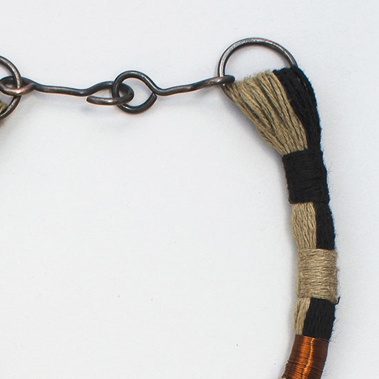 Collar Cobre / Lino