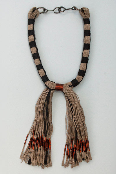 Collar Cobre / Lino