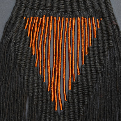 Collar Cobre / Plata / Lino