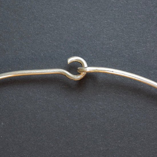Collar Cobre / Plata / Lino