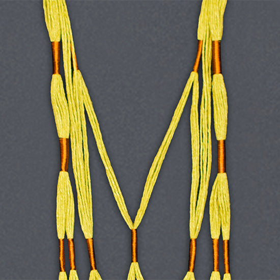 Collar Cobre / Lino