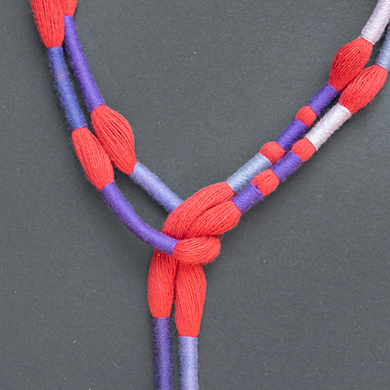 Collar Algodón / Plata