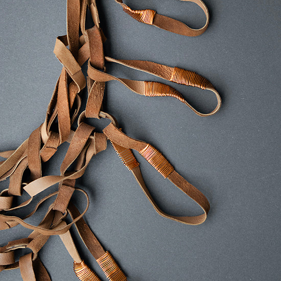 Collar Cobre / Cuero