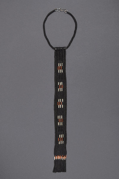 Collar Cobre / Plata / Lino