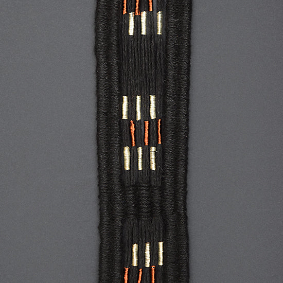Collar Cobre / Plata / Lino