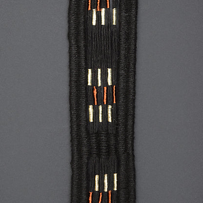 Collar Cobre / Plata / Lino