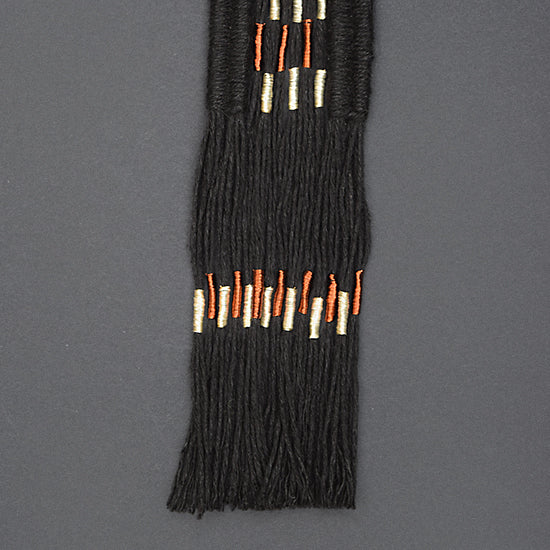 Collar Cobre / Plata / Lino