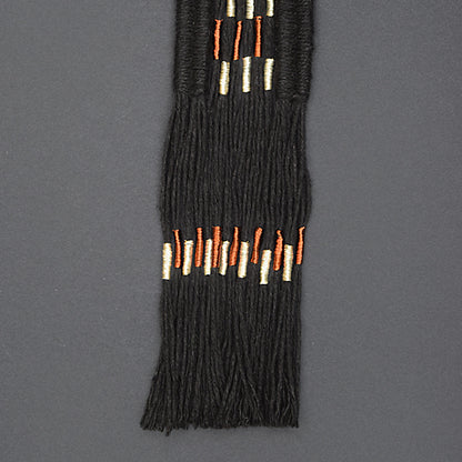 Collar Cobre / Plata / Lino