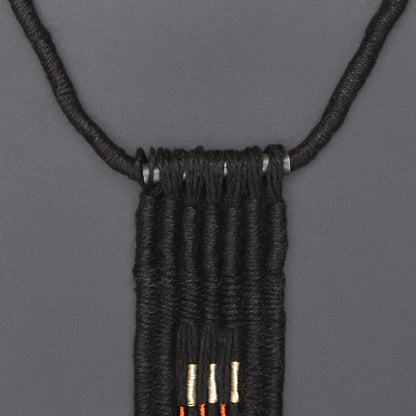 Collar Cobre / Plata / Lino