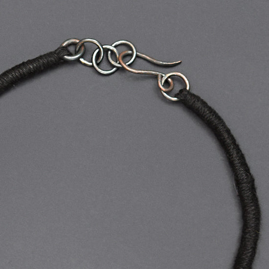 Collar Cobre / Plata / Lino