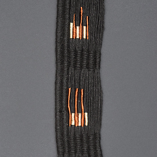 Collar Cobre / Plata / Lino