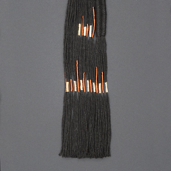 Collar Cobre / Plata / Lino