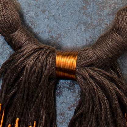 Collar Cobre / Lino