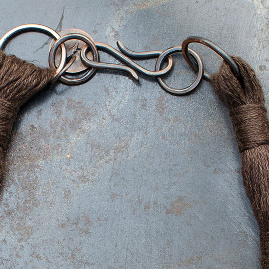 Collar Cobre / Lino