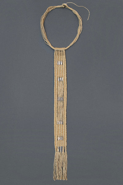 Collar Cobre / Plata / Lino