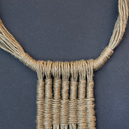 Collar Cobre / Plata / Lino