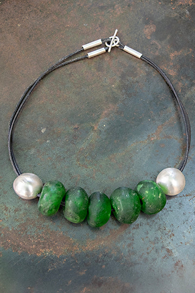 Collar Plata / Vidrio
