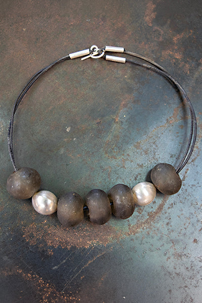 Collar Plata / Vidrio