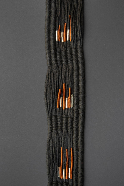 Collar Cobre / Plata / Lino