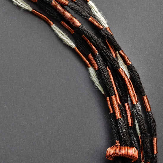 Collar Cobre / Lino