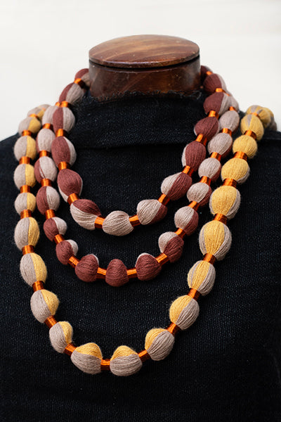 Collar Cobre / Algodón