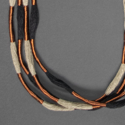 Collar Cobre / Lino