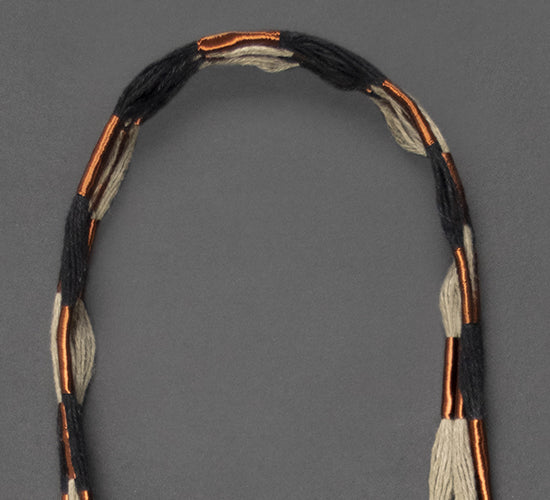 Collar Cobre / Lino
