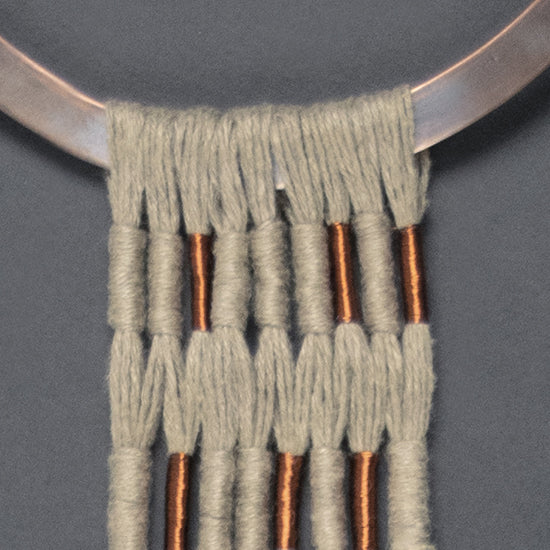 Collar Cobre / Lino