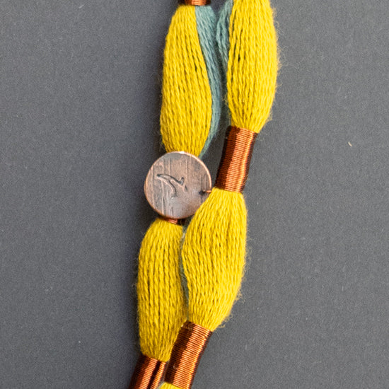 Collar Cobre / Algodón