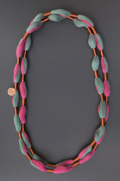 Collar Cobre / Algodón
