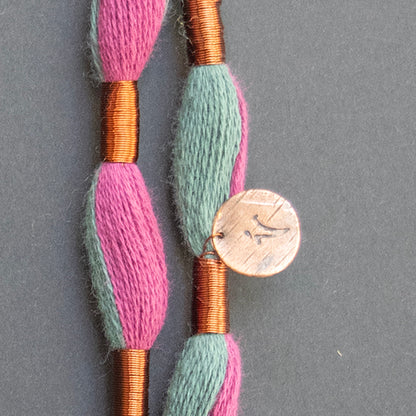 Collar Cobre / Algodón