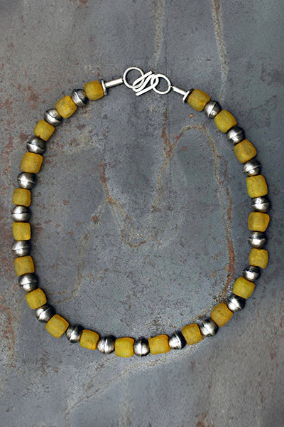Collar Plata / Vidrio