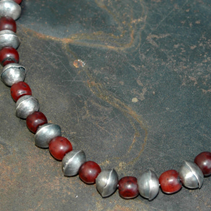 Collar Plata / Cuerno Cabrito
