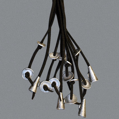 Collar Plata / Cuero