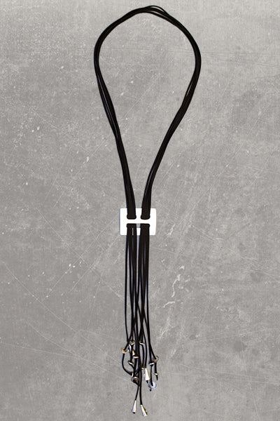Collar Plata / Cuero