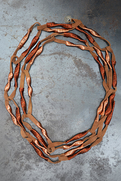 Collar Cobre / Cuero
