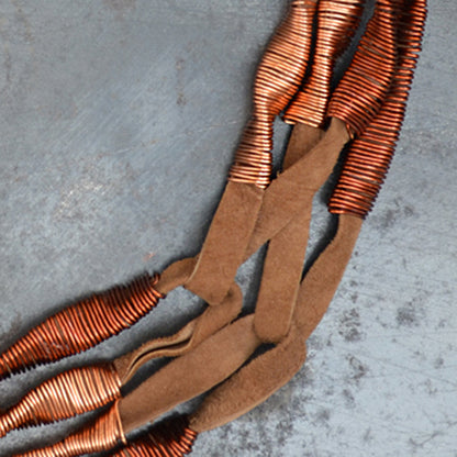Collar Cobre / Cuero