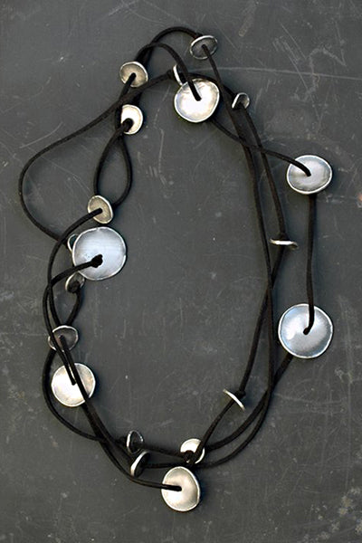 Collar Plata / Cuero