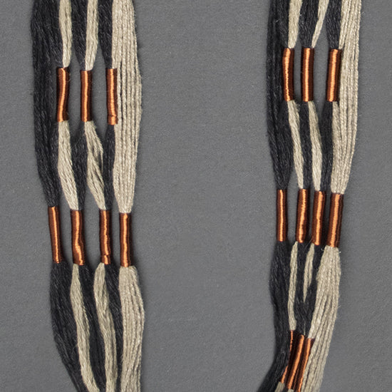Collar Cobre / Lino