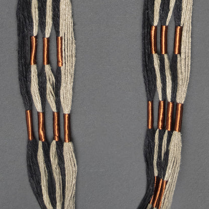 Collar Cobre / Lino