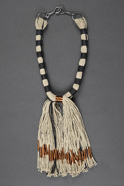 Collar Cobre / Lino