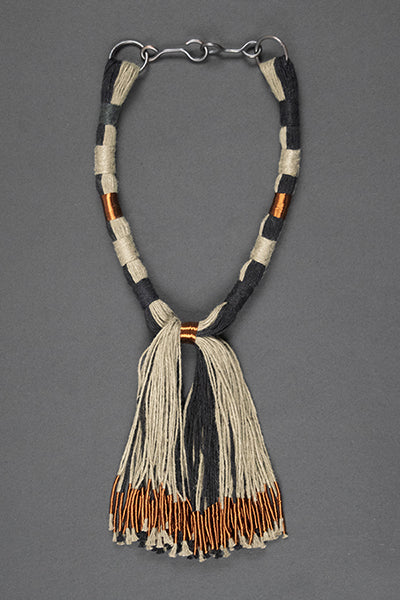 Collar cobre / Lino
