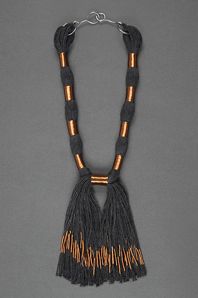 Collar Cobre / Lino