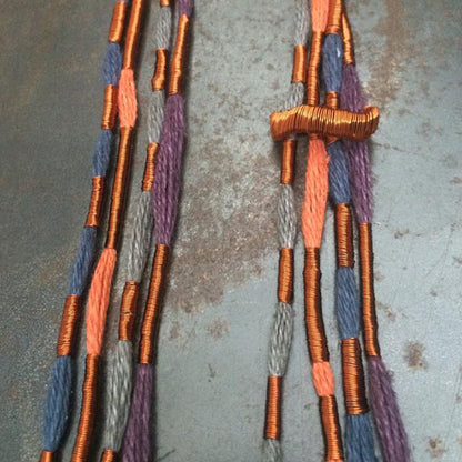 Collar Cobre / Lino