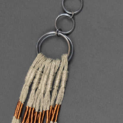 Collar Cobre / Lino