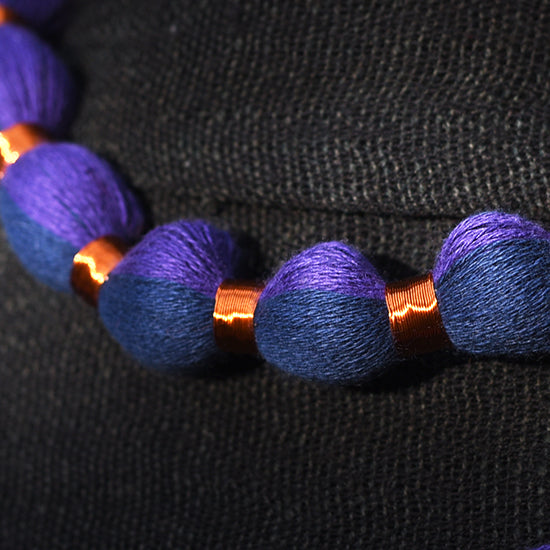 Collar Cobre / Algodón